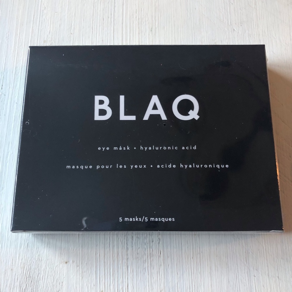 Blaq Eye Masks with Hyaluronic Acid NIB FabFitFun